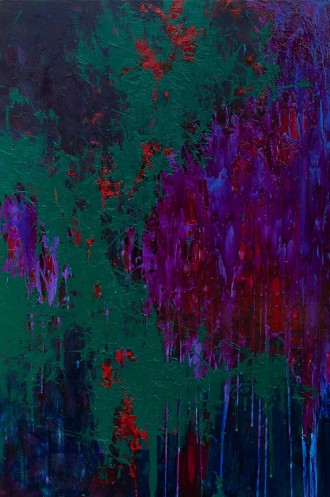 Із серії  ’Процес’, 2018, п.зміш.техн., 150х100
