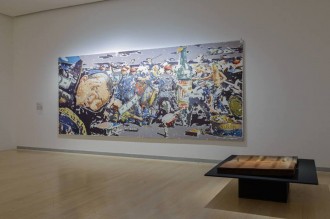 Цаголов В. 'Критичний градус', олія на полотні, 240х570 sm, 2013 V. Tsagalov 'The Critical Degree' oil on canvas, 240х570 sm, 2013
