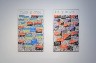 Чичкан Д. ’Сталося, що сталося, а не що хотілося’, 2017, графіка D. Chychkan 'It Happened What Happened, Not What We Wanted, 2017, graphics
