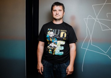 Виставка «Прощавай, Слово!...». Робота  Віктора Мельничука з серії «Лінія занурення»