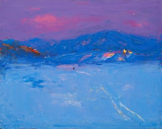 Криволап А. ’Засніжена полонина’, 2016, п.о., 80х100
