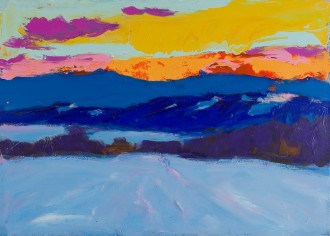 Криволап А. ’Ніч в Карпатах’, 2008, п.о., 101х142

