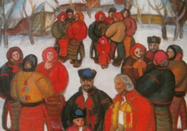 Winter holidays in the works of the Transcarpathian artists